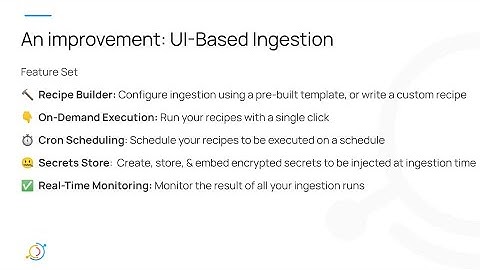 Sneak Peek!! UI-based Metadata Ingestion