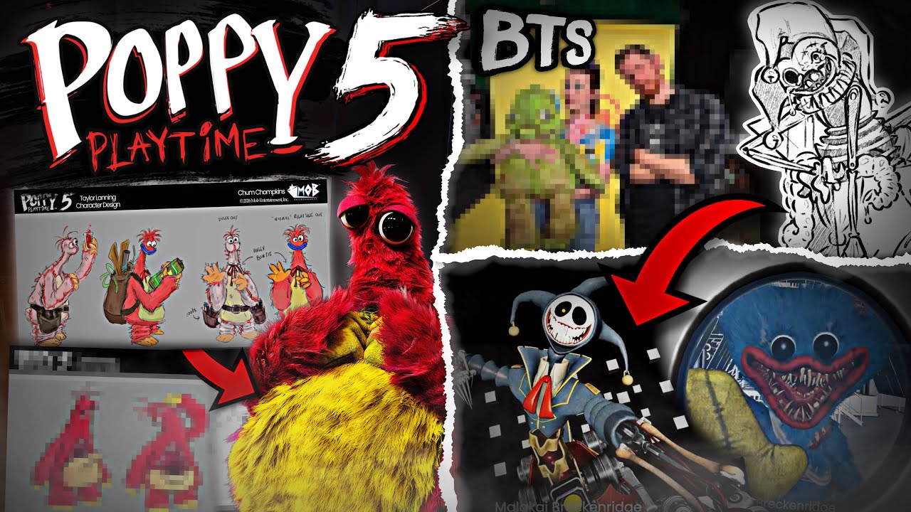 The ORIGINAL Chum Chompkins Design REVEALED + Prototype Concept Art BTS! | Poppy Playtime Chapter 5