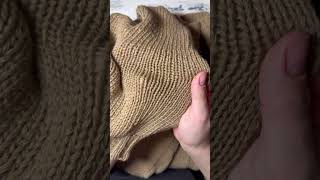 Волшебное превращение кардной пряжи 😍 #knit #вязание #вязаниеспицами #бобиннаяпряжа