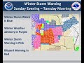 Weather Briefing Sunday February 24, 7 AM