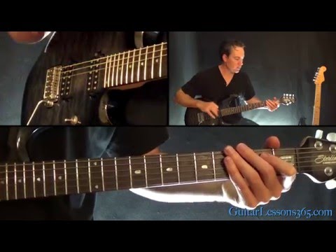 Metallica - Harvester of Sorrow Guitar Lesson Pt. 2 (Riffs)