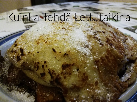 Aamupala pannukakut. 