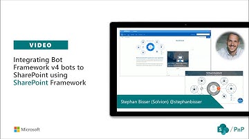 Community demo - Integrating Bot Framework v4 bots to SharePoint using SharePoint Framework