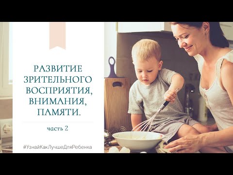 Развитие зрительного восприятия, внимания, памяти. Часть 2.  Валентина Паевская
