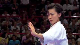 Final Female Kata Rika Usami of Japan 21st WKF World Karate Championships Paris 2012