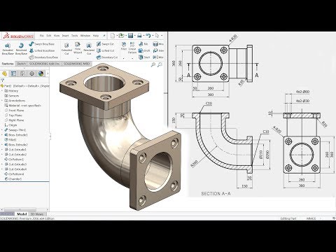 SolidWorks oktatóanyag kezdőknek 20. gyakorlat