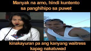 Manyak Na Amo, Hindi Kuntento Sa Panghihipo Sa Puwet, Kinakayuran Pa Ang Kanyang Waitress.