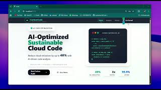 Carbon Code- AI Infrastructure Auditor project for  HackTechnique Hackathon @hackathon  @ai