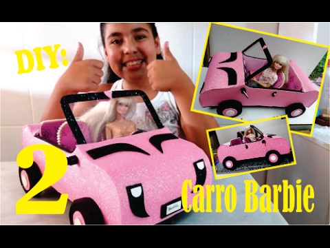 Transformei meu carro no carro da Barbie 