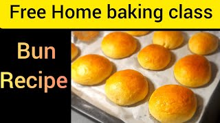 Free home baking class Bun milkbun cake beginners cake Recipe tamil