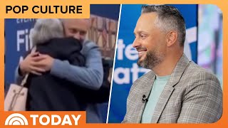 See Nate Bargatze’s parents surprise him at book signing