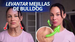 Levantar mejillas de bulldog | Ejercicios faciales para eliminar mejillas caídas