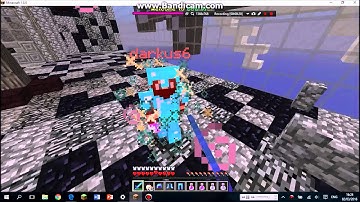 Darkus6 hacking. No knockback, aimbot. kill aura. reach