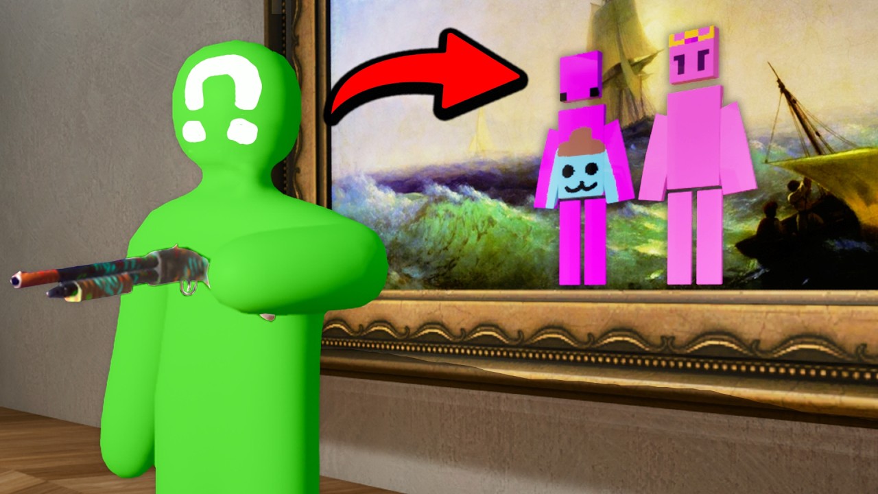 10 Minecraft YouTubers try Hide and Seek with Paint