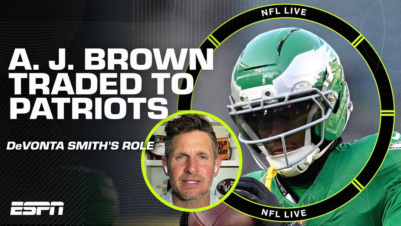 Will DeVonta Smith STEP UP for Eagles in A.J. Brown's absence? š | NFL Live