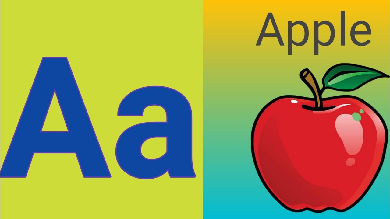 Aa for Apple Bb for Ball, Abcd song ,Abcd Nursery Raymes ।Learn abcd ...