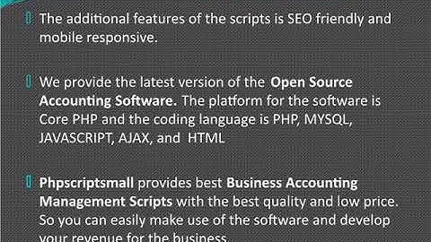 PHP Business Accounting Software |Open Source Accounting Software | PHP Accounting software
