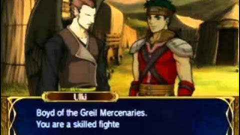 Fire Emblem: PoR -  Boyd & Ulki - A Support