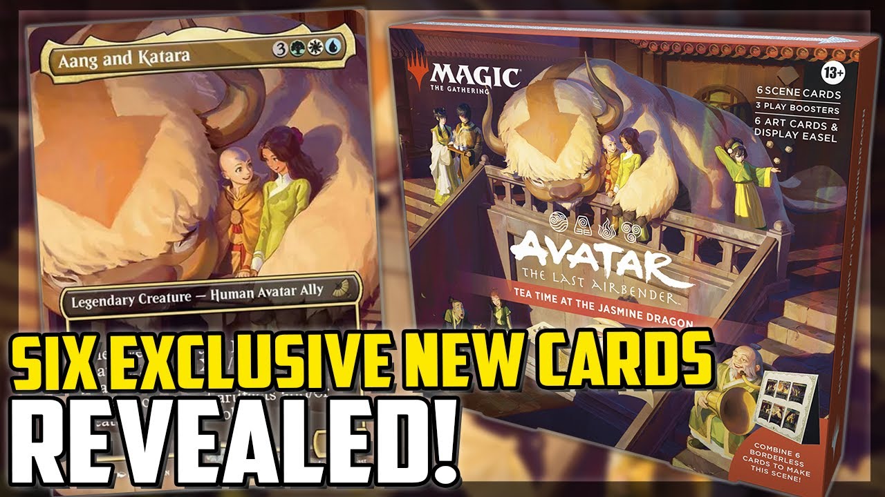 avatar mtg scene cards Avatar: The Last Airbender Scene Box (Tea Time at the Jasmine Dragon)