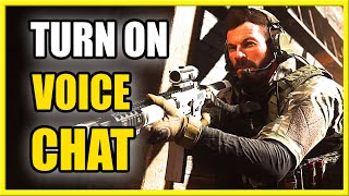 How To Turn On Voice Chat In Cod Modern Warfare 2 Fast Tutorial