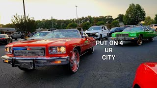 ATLANTA STREETS AFTER RICK ROSS CAR AND BIKE SHOW 2k22 PT2 DONKS / BIG RIMS / AMAZING WHIPZ