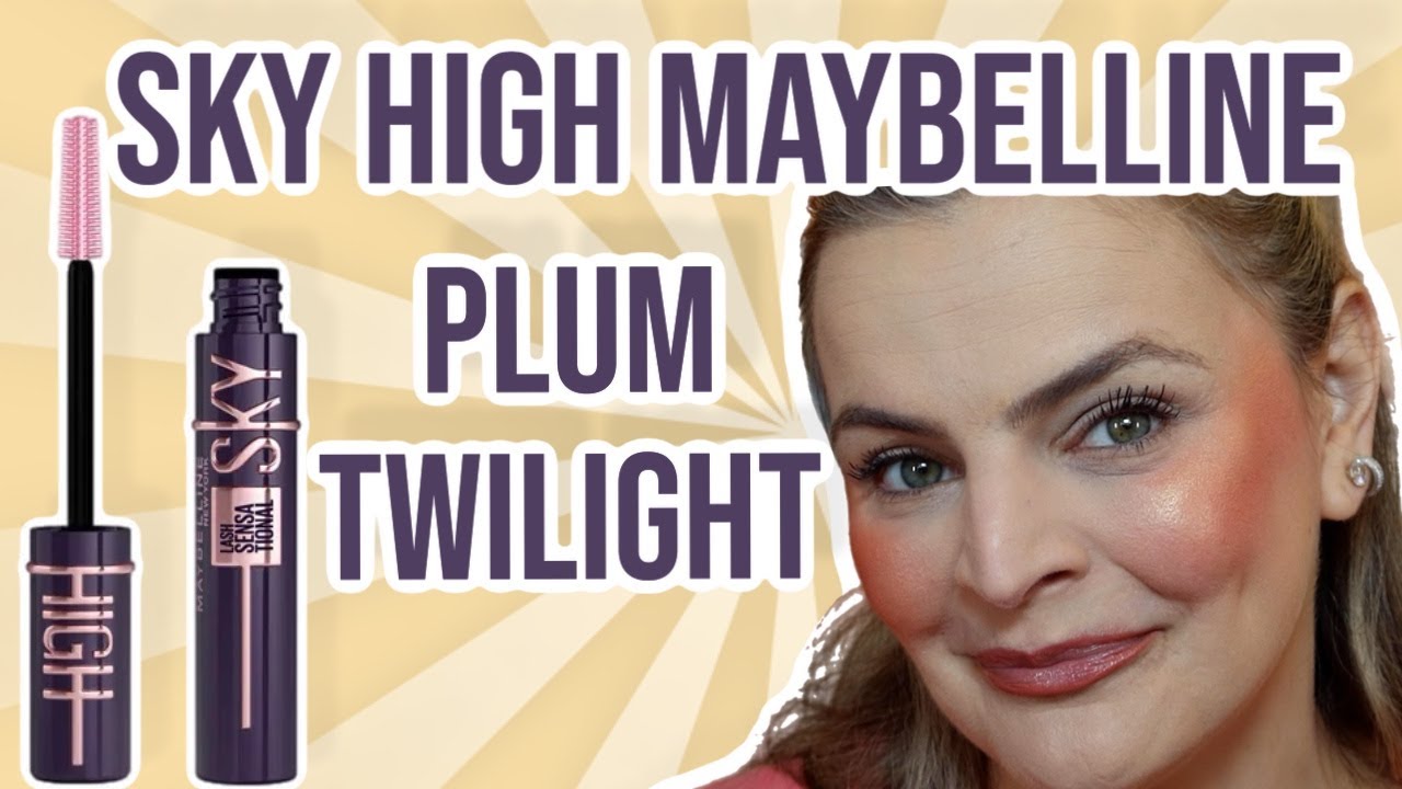 TESTANDO A MÁSCARA SKY HIGH PLUM TWILIGHT DA MAYBELLINE