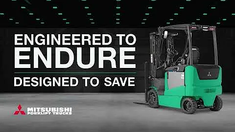 The All-New FBCQ Electric Cushion Forklift Truck Series - Mitsubishi Forklift Trucks
