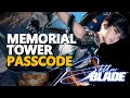 Memorial tower passcode stellar blade