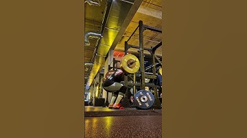 Double Pause Squats set 4/4 x 4reps (140, 150, 155, 155kg video)