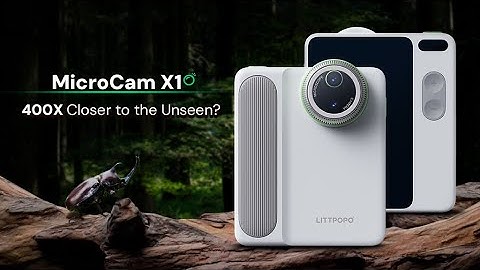 Now on Kickstarter: MicroCam X1 - 4K Pocket Microscope Camera for Outdoor