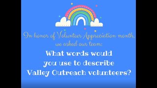 Thank you, Volunteers! Volunteer Appreciation Video 2021