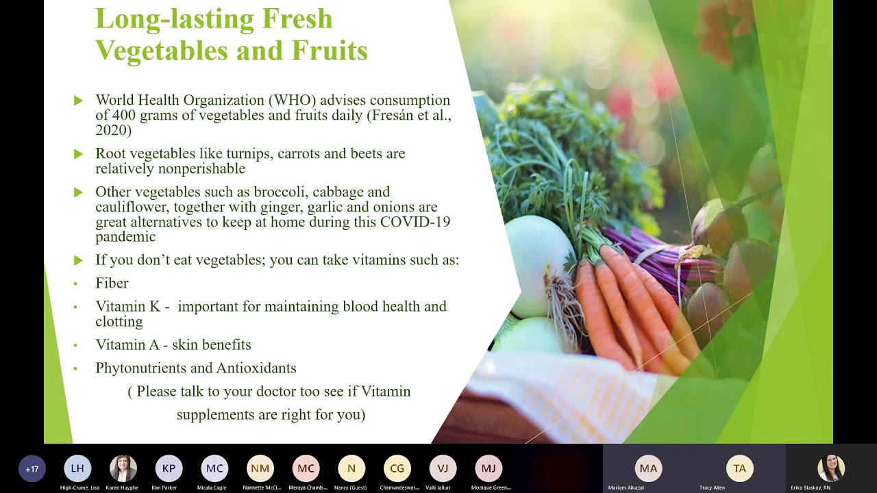 Nutrition During COVID 19