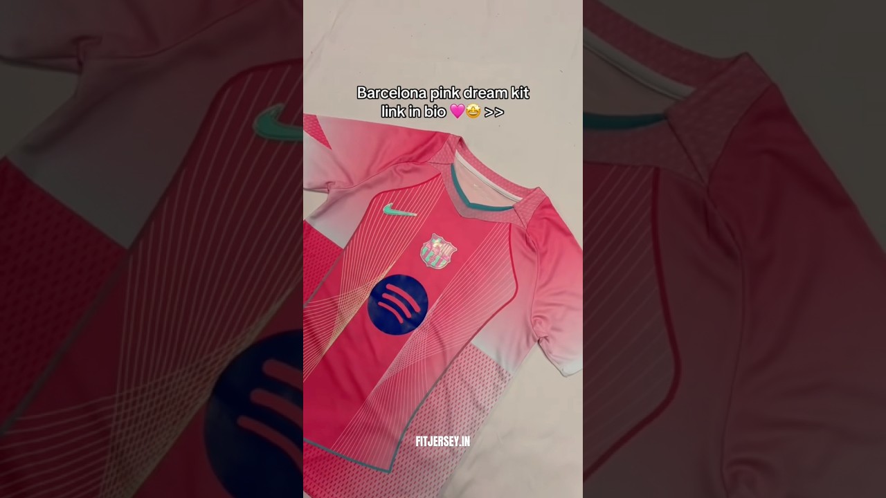 Barcelona pink kit 2025 