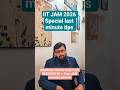 IIT JAM 2026 Last Minute Tips to Boost Score &amp; Avoid Mistakes | Final Strategy #shortsp