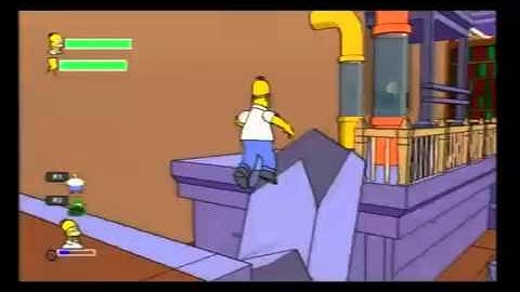 The Simpsons Game (PS2) - Five Characters in Search of an author (100%) Speedrun in 9:10