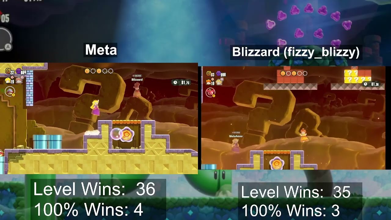 Super Mario Wonder - Blind Race vs. Blizzard Part 5 [Switch]