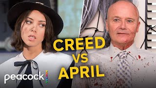 April and Creed: Absolute Unhinged Behavior | The Office x Parks and Recreation