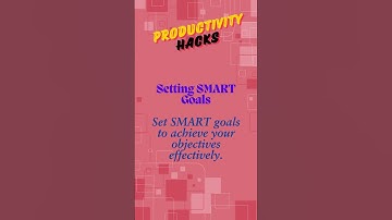 Setting SMART Goals 🎯📅 #shorts