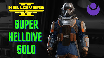 Helldivers 2: Illuminate Solo Deathless - WASP Build (Hardest Difficulty Gameplay / Full Clear)