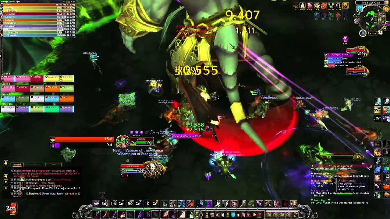 Facepalm vs. Mythic Archimonde, Sub Rogue