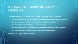 ISA4220 mmosle14 SSH, Active Directory Preso