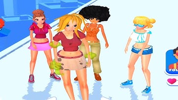 Makeover Run - All Levels Gameplay Android,ios (Levels 4-5)