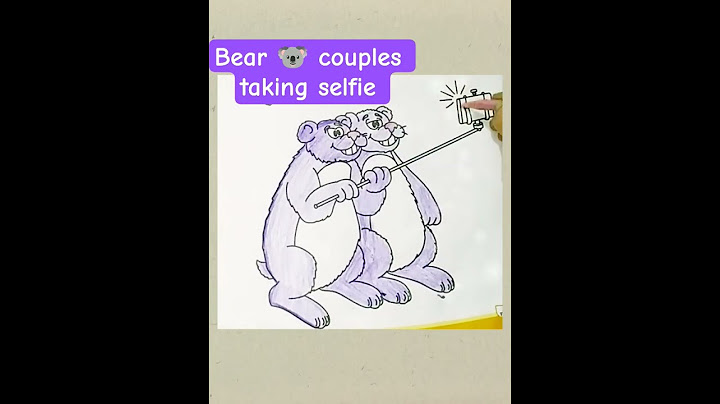 Ever seen bear 🐨 couple taking selfie 🤳🏻😍💖 #trending #art #viralvideo #ytshorts  #easydrawing
