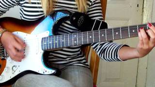 Video thumbnail of "Babes In Toyland - Dust Cake Boy (guitar cover)"