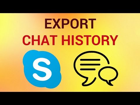 Video: Cara Mentransfer Riwayat Skype Skype