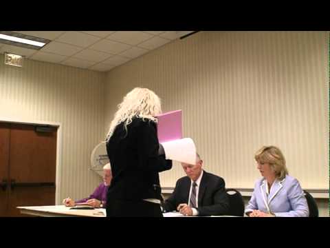 Bambi Hazen spoke before the Blue Ribbon Commissio...