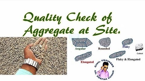 Quality Check of Aggregate at Site || Course Aggregate Testing ||