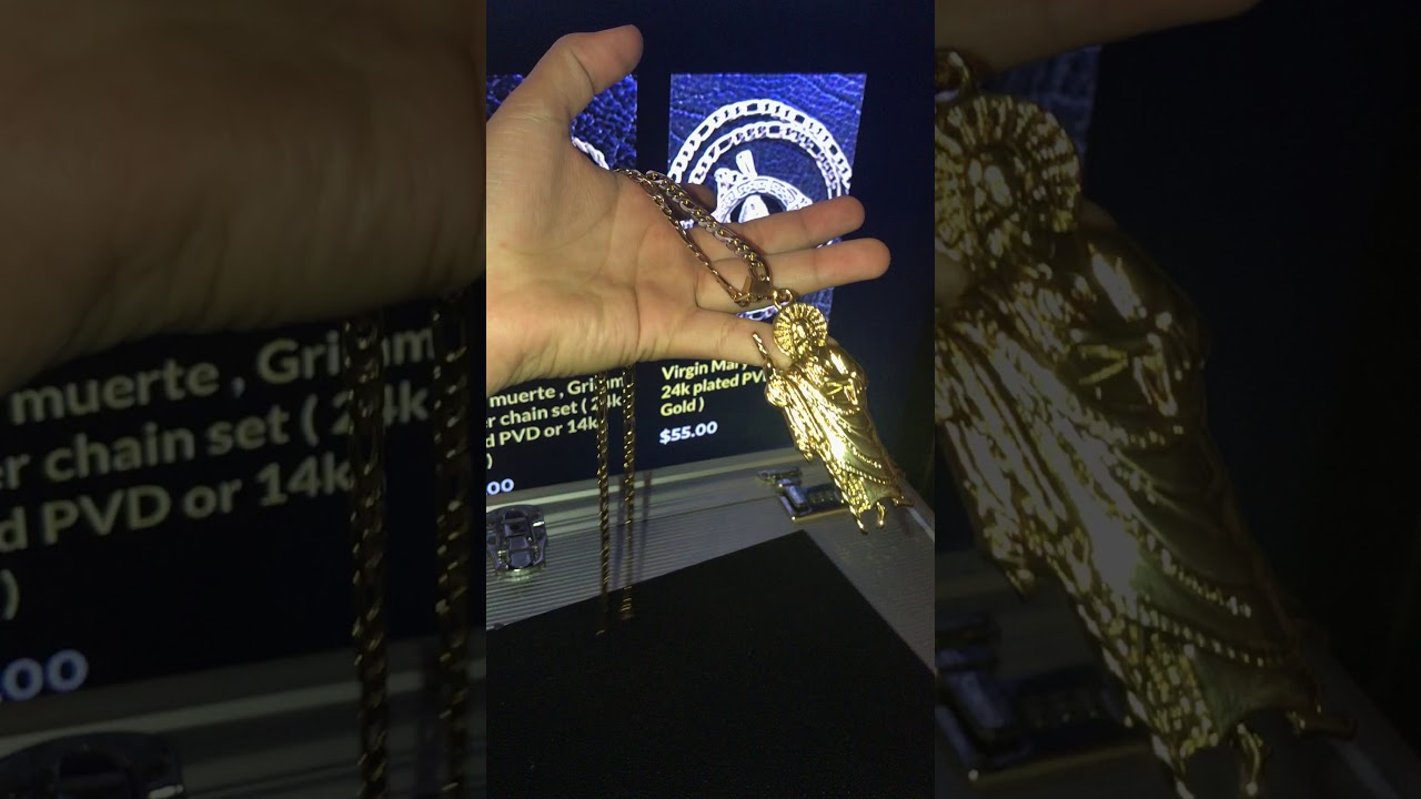 Big San Judas Chain Set - YouTube