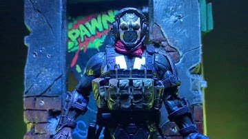 Custom Mcdarlane Tactical Spawn Diorama!