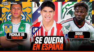 Tres equipos de La Liga pelean por Obed Vargas; Tigres va por Nelson Deossa; Quiñones anota de nuevo